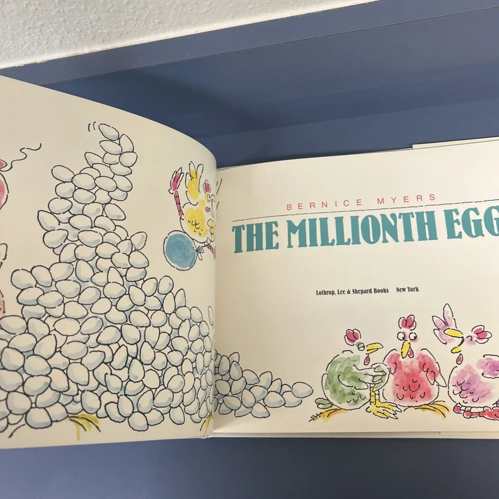 The Millionth Egg by Myers, Bernice. 1991 Hard Cover W/ Dust‎ Jacket Brand New